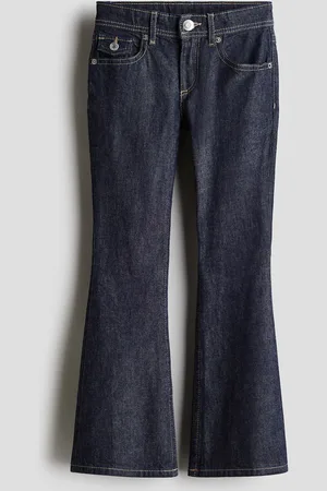 H&M Flared Leg Low Jeans - Blau - Kinder