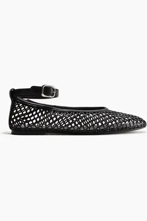 H&M Perforierte Lederballerinas - - Damen