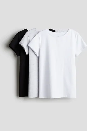 H&M 3er-Pack Baumwoll-T-Shirts - Weiß - Kinder