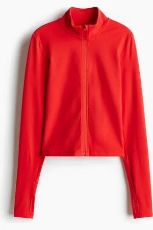 H&M Sportshirt mit SoftMove - Rot - Sportswear