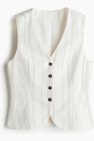 H&M Anzugweste - Weiß - Damen