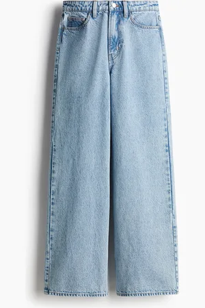 H&M Wide Ultra High Jeans - Blau - Damen