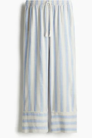 H&M Kordelzughose mit geradem Bein - Blau - Damen
