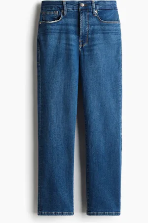H&M Good Legs Straight Jeans - Blau - Damen