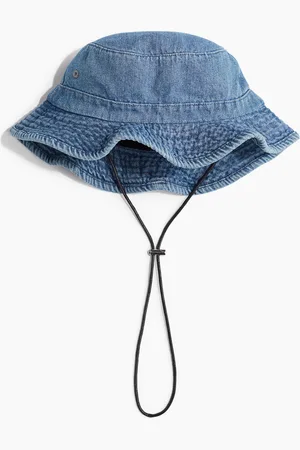 H&M Bucket Hat mit Kinnband - Blau - Herren