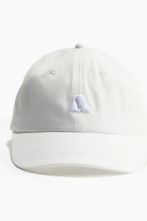 H&M Cap aus Baumwolltwill - Weiß - Damen
