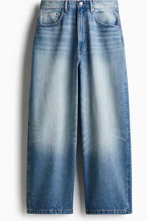 H&M Super Baggy Jeans - Blau - Herren