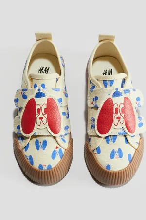 H&M Sneaker aus Canvas mit Applikationen - Gelb - Kinder