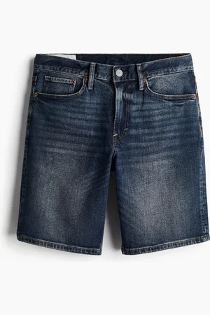 H&M Regular Denim Shorts - Blau - Herren