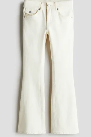 H&M Flared Leg Low Jeans - Weiß - Kinder