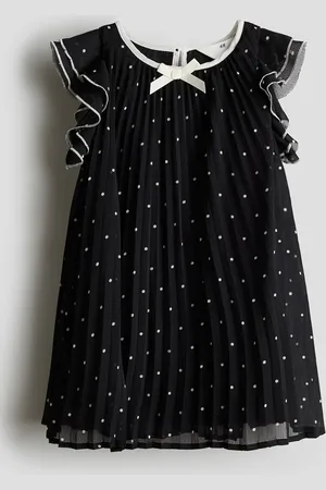 H&M Plissiertes Kleid in A-Linie - - Kinder