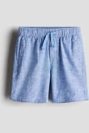 H&M Shorts aus Leinenmix - Blau - Kinder