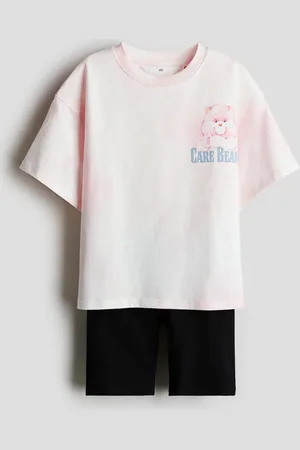 H&M 2-teiliges Set mit Print - Rosa - Kinder