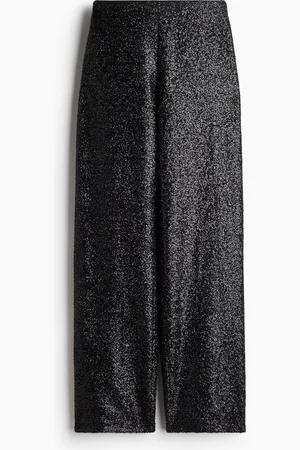 H&M Gerade Paillettenhose - - Damen