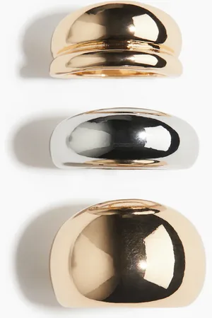H&M 3er-Pack Chunky Ringe - - Damen