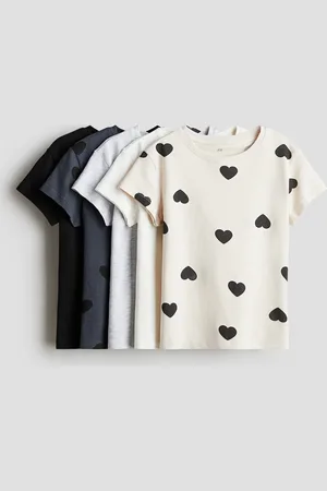 H&M 5er-Pack Baumwoll-T-Shirts - - Kinder