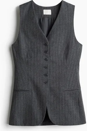 H&M Anzugweste aus Viskosemix - - Damen