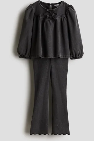 H&M 2-teiliges Jerseyset im Denimlook - - Kinder