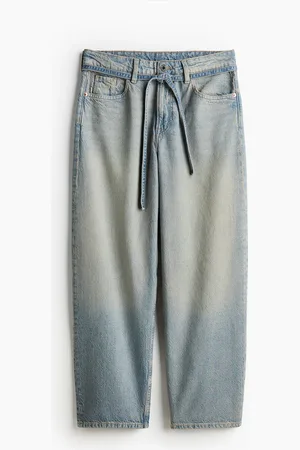 H&M Super Baggy Low Jeans - Blau - Damen