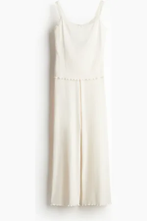 H&M Gerippter Pyjama - Weiß - Damen