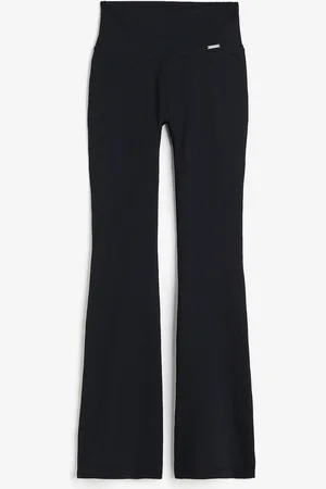 H&M Ribbed Seamless Flare Petite Tights - - Sportswear