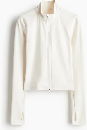 H&M Sportshirt mit SoftMove - Weiß - Sportswear