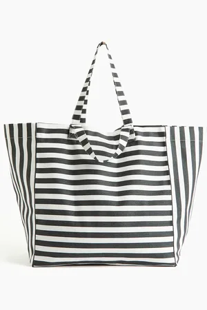 H&M Strandtasche aus Canvas - - Damen