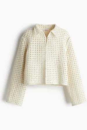 H&M Jacke mit Lochmuster - - Damen