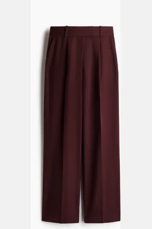 H&M Gerade Hose - Rot - Damen