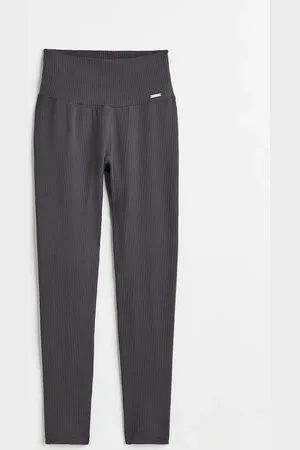 H&M Ribbed Seamless Tights - - Damen