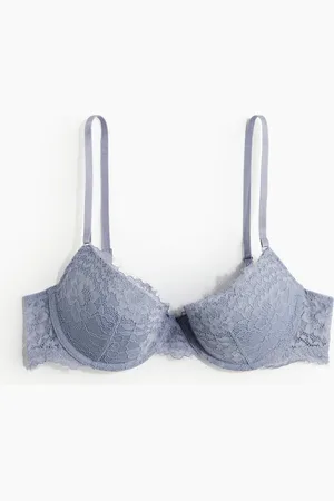 H&M Push-up-BH aus Spitze - Blau - Damen
