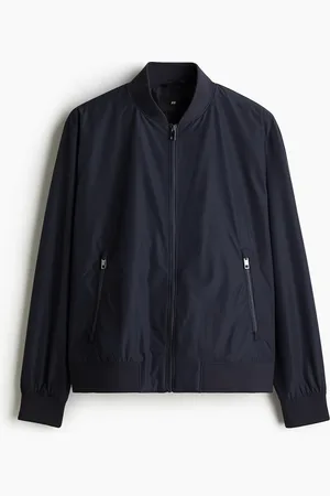 H&M Leichte Pilotenjacke in Regular Fit - Blau - Herren