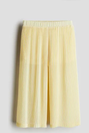 H&M Hose aus plissiertem Chiffon - Gelb - Kinder