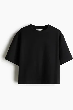 H&M Kastiges T-Shirt aus Interlock-Jersey - - Damen