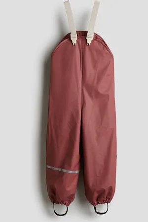 H&M Regenhose - Uni, Mit Fleece - Rot - Kinder