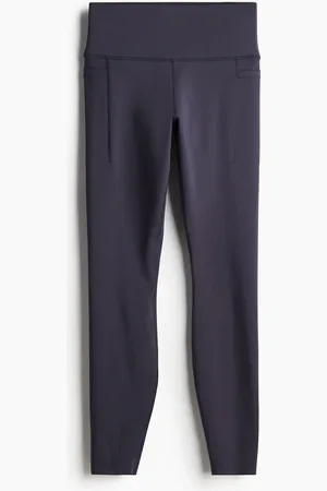 H&M Sportleggings mit DryMove und Beintaschen - Blau - Sportswear