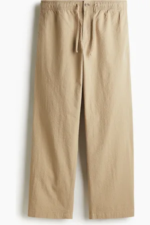 H&M Seersucker-Hose in Relaxed Fit - - Herren