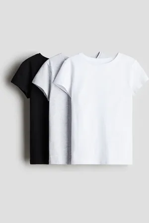 H&M 3er-Pack Baumwoll-T-Shirts - Weiß - Kinder