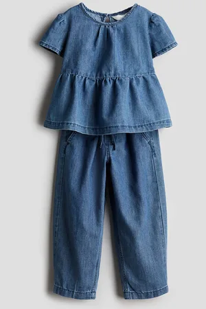 H&M 2-teiliges Denim-Set - Blau - Kinder