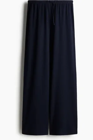 H&M Weite Hose mit Tunnelzug - Blau - Damen