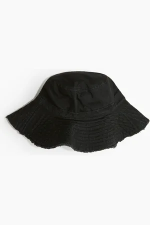 H&M Bucket Hat aus Baumwolle mit Fransenkante - - Damen