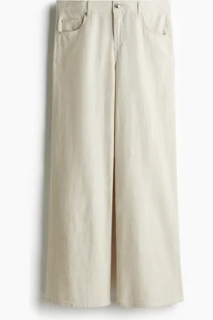 H&M Weite Hose aus Leinenmix - - Damen