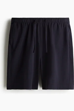 H&M Knielange Pikeeshorts in Relaxed Fit - Blau - Herren