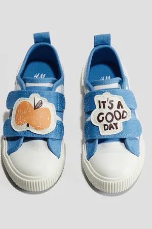 H&M Sneaker aus Baumwollcanvas - Blau - Kinder
