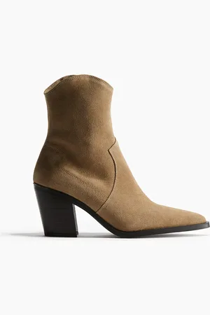 H&M Cowboystiefel aus Leder - - Damen