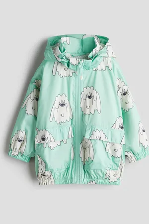 H&M Windjacke mit Motivprints - Grün - Kinder