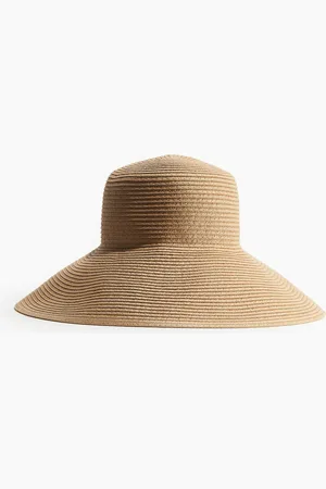 H&M Strohhut mit abfallender Krempe - - Damen
