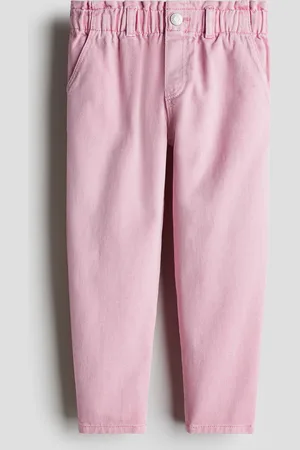H&M Loose Fit Tapered Jeans - Rosa - Kinder