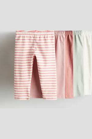 H&M 5er-Pack Leggings in 3/4-Länge - Rosa - Kinder