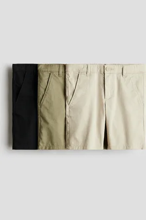 H&M 3er-Pack Chinoshorts aus Baumwolle - - Kinder